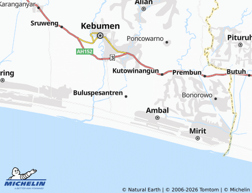 MICHELIN-Landkarte Buluspesantren - ViaMichelin