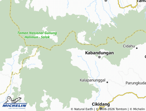 MICHELIN-Landkarte Cipeuteuy - ViaMichelin