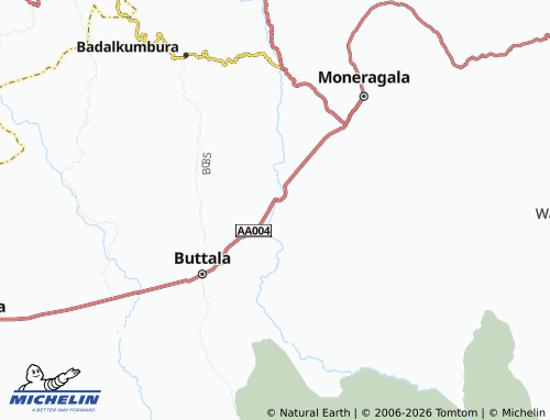 Mapa MICHELIN Kumbukkana - ViaMichelin