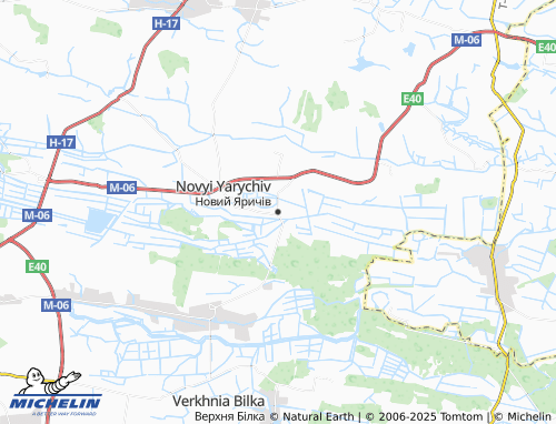 MICHELIN Novyi Yarychiv map - ViaMichelin