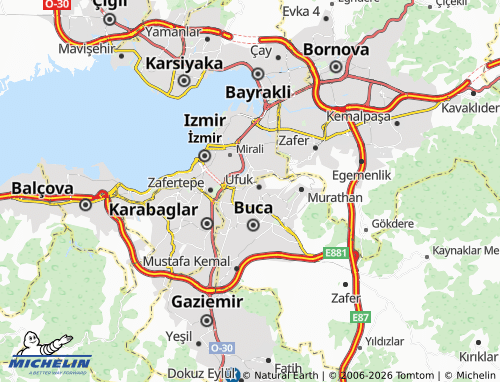 MICHELIN Dicle map - ViaMichelin