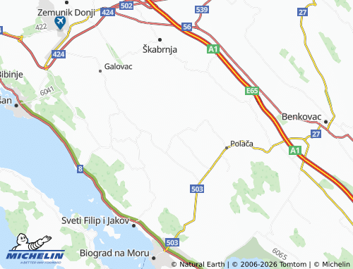 Carte MICHELIN Tinj - ViaMichelin