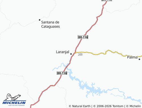 Mappa MICHELIN Laranjal - ViaMichelin