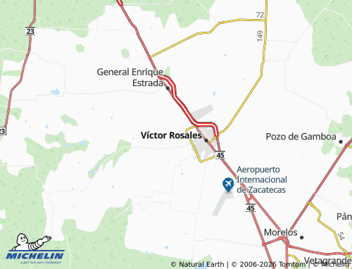 Mappa MICHELIN Popular El Huizache - ViaMichelin