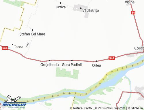 Mappa MICHELIN Satu Nou - ViaMichelin
