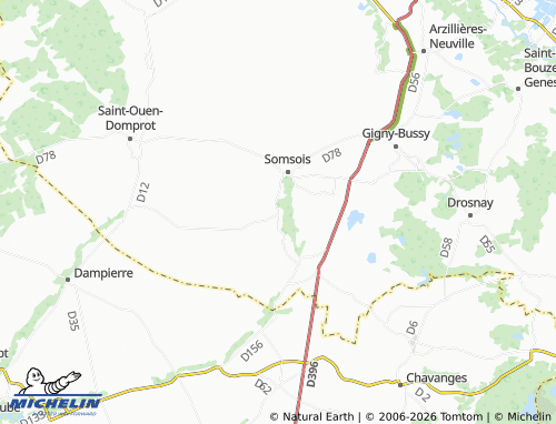 Mapa MICHELIN Chapelaine - ViaMichelin