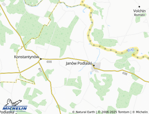 MICHELIN Nowy Pawłów map - ViaMichelin