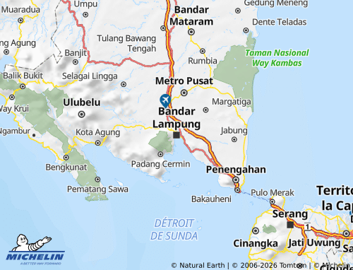 Mappa MICHELIN Lampung - ViaMichelin