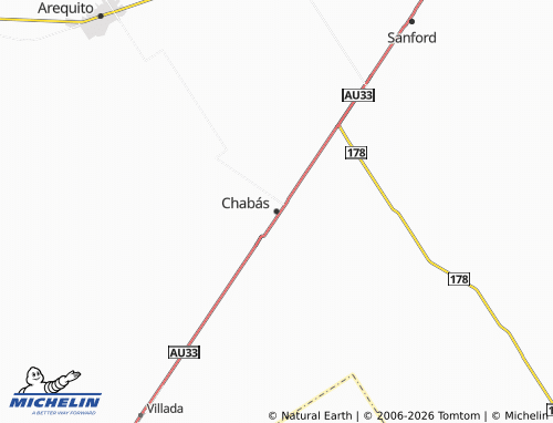 MICHELIN Chabás map - ViaMichelin
