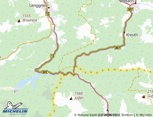 Mappa MICHELIN Achenpass - ViaMichelin