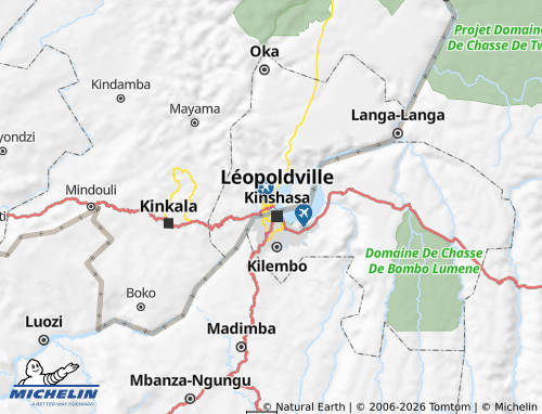 MICHELIN-Landkarte Brazzaville - ViaMichelin