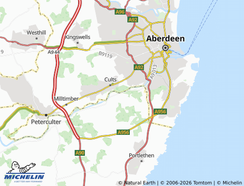 Carte MICHELIN Banchory-Devenick - ViaMichelin