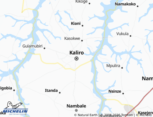 MICHELIN-Landkarte Kaliro - ViaMichelin