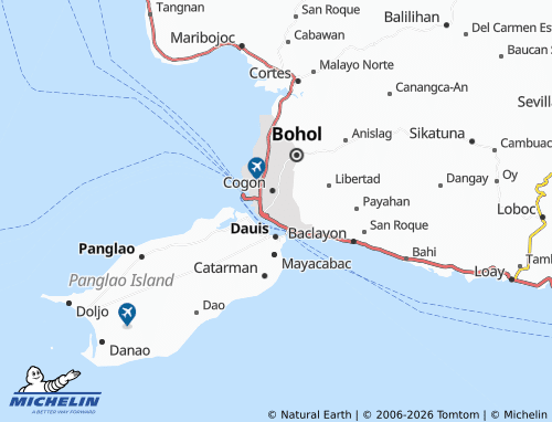 MICHELIN Poblacion 3 map - ViaMichelin