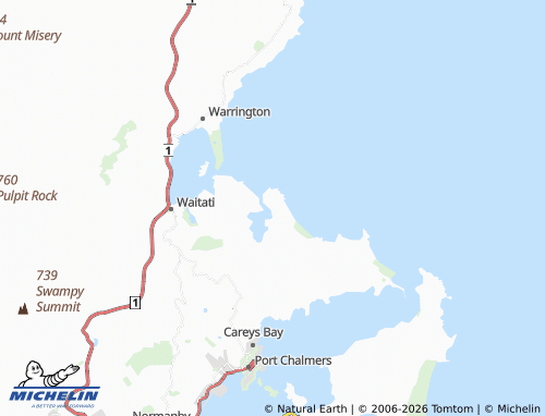 Mapa MICHELIN Pūrākaunui - ViaMichelin