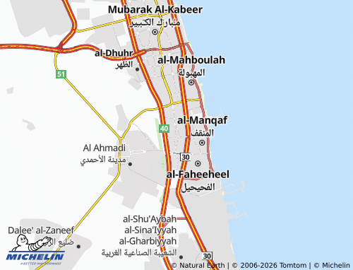 Mappa MICHELIN al-Sabahiyyah - ViaMichelin