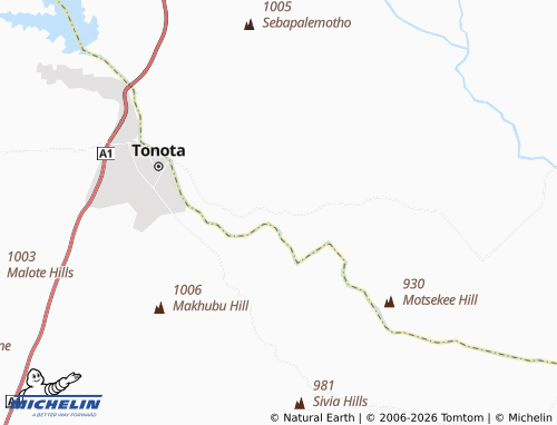 Mapa MICHELIN Ga-Kokoro - ViaMichelin
