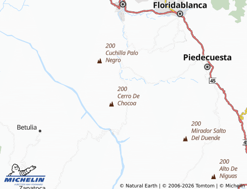 Mapa MICHELIN Chocoa - ViaMichelin