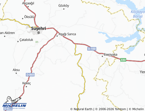 Mappa MICHELIN Eskişar - ViaMichelin