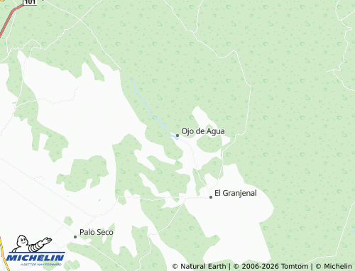 MICHELIN Ojo de Agua map - ViaMichelin