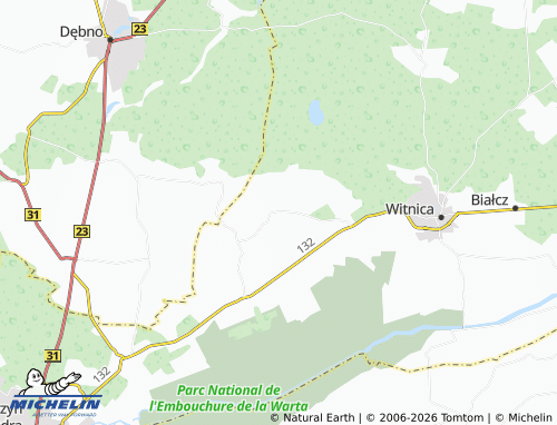 MICHELIN Mościce map - ViaMichelin