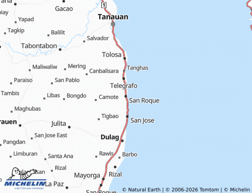 Mappa MICHELIN San Roque - ViaMichelin