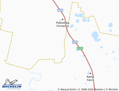 MICHELIN-Landkarte Druzhnyy - ViaMichelin