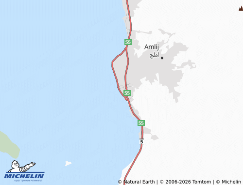 MICHELIN Al Corniche map - ViaMichelin
