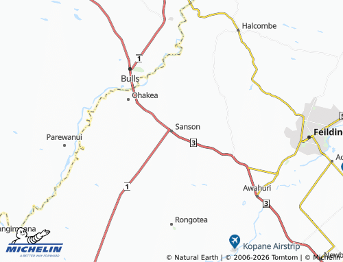 Mapa MICHELIN Sanson - ViaMichelin