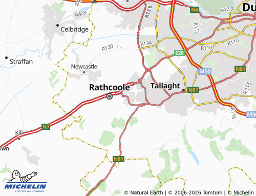 Carte MICHELIN Saggart - ViaMichelin