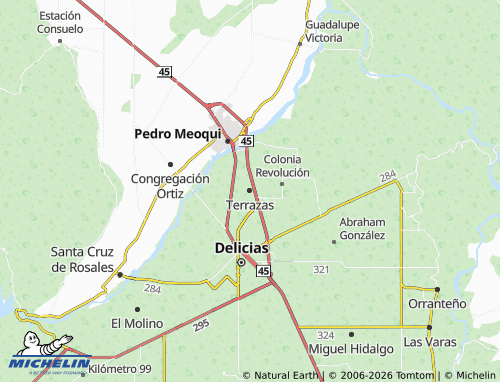 Mapa MICHELIN Terrazas - ViaMichelin