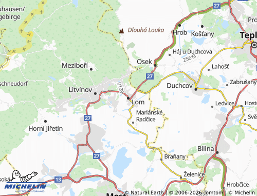 Mappa MICHELIN Lom - ViaMichelin