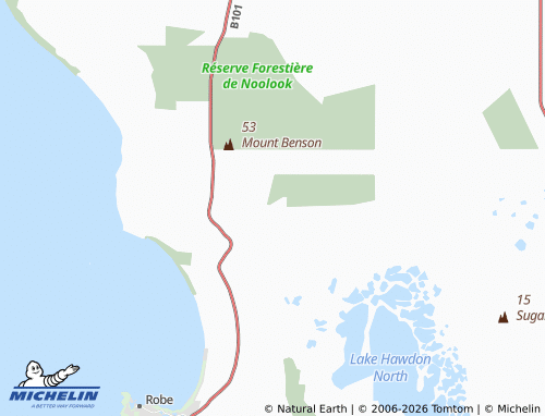 Kaart MICHELIN Mount Benson - ViaMichelin