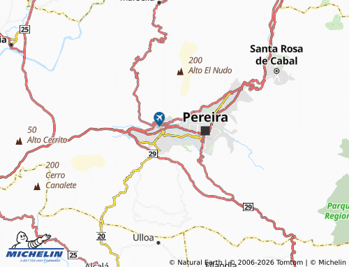 Mapa MICHELIN Parque del Café - ViaMichelin