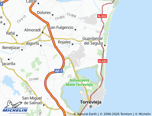 Mappa MICHELIN Ciudad Quesada - ViaMichelin