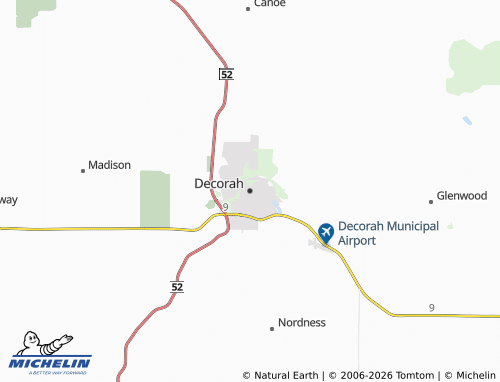 Mapa MICHELIN Decorah - ViaMichelin