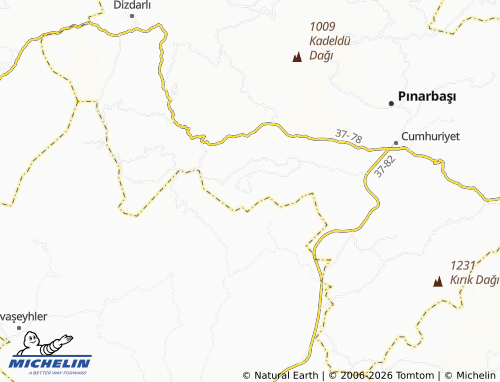 Mappa MICHELIN Başköy - ViaMichelin
