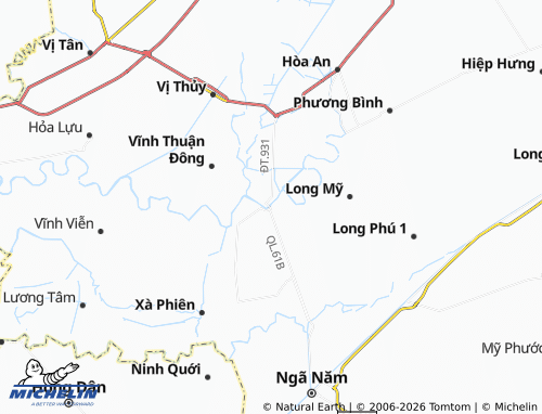 MICHELIN-Landkarte Thị Xã Long Mỹ - ViaMichelin