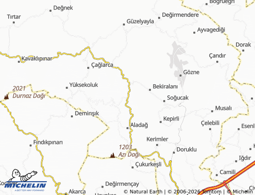 MICHELIN Yeniköy map - ViaMichelin