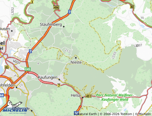 MICHELIN Nieste map - ViaMichelin