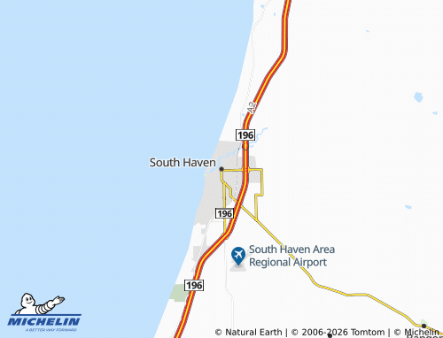Carte MICHELIN South Haven - ViaMichelin