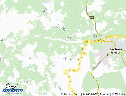 MICHELIN Kiiova map - ViaMichelin