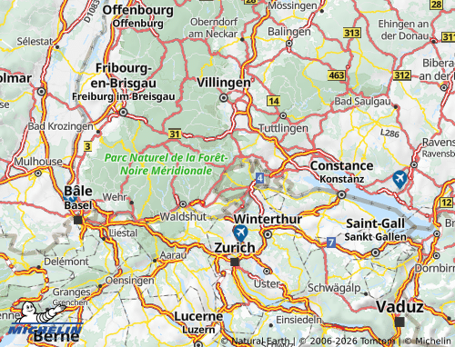 MICHELIN-Landkarte Schleitheim - ViaMichelin