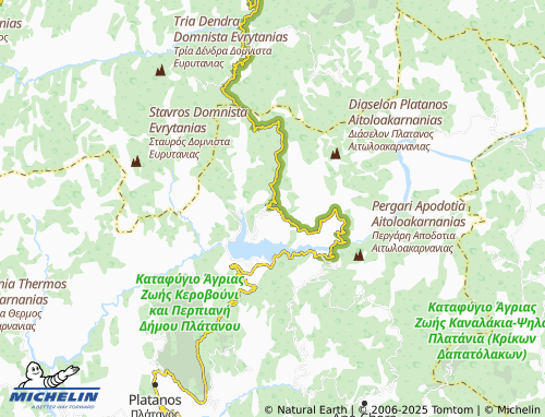 Carte MICHELIN Arachova - ViaMichelin