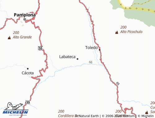 Carte MICHELIN Labateca - ViaMichelin