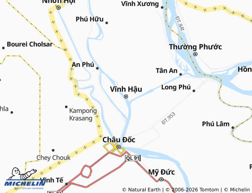 Mappa MICHELIN Vĩnh Hậu - ViaMichelin