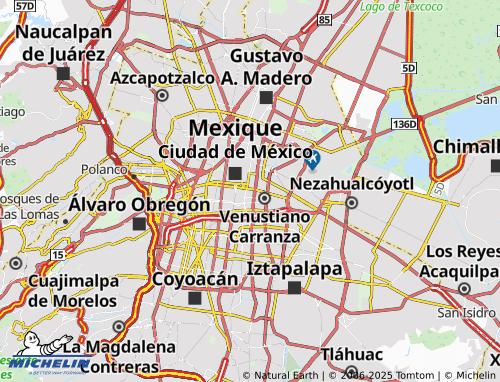 MICHELIN Merced Balbuena map - ViaMichelin