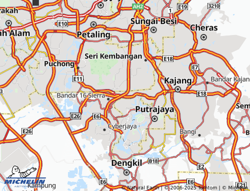 MICHELIN Taman Suria Tropika map - ViaMichelin