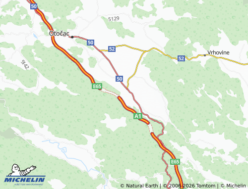 Mapa MICHELIN Karin Grad - ViaMichelin