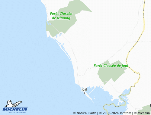 Mapa MICHELIN Mbodiène - ViaMichelin